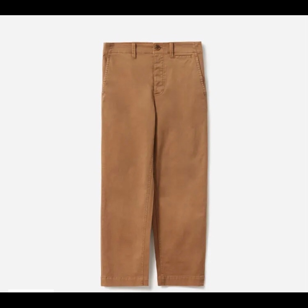 Everlane Ochre Cropped Chinos Size 6!
